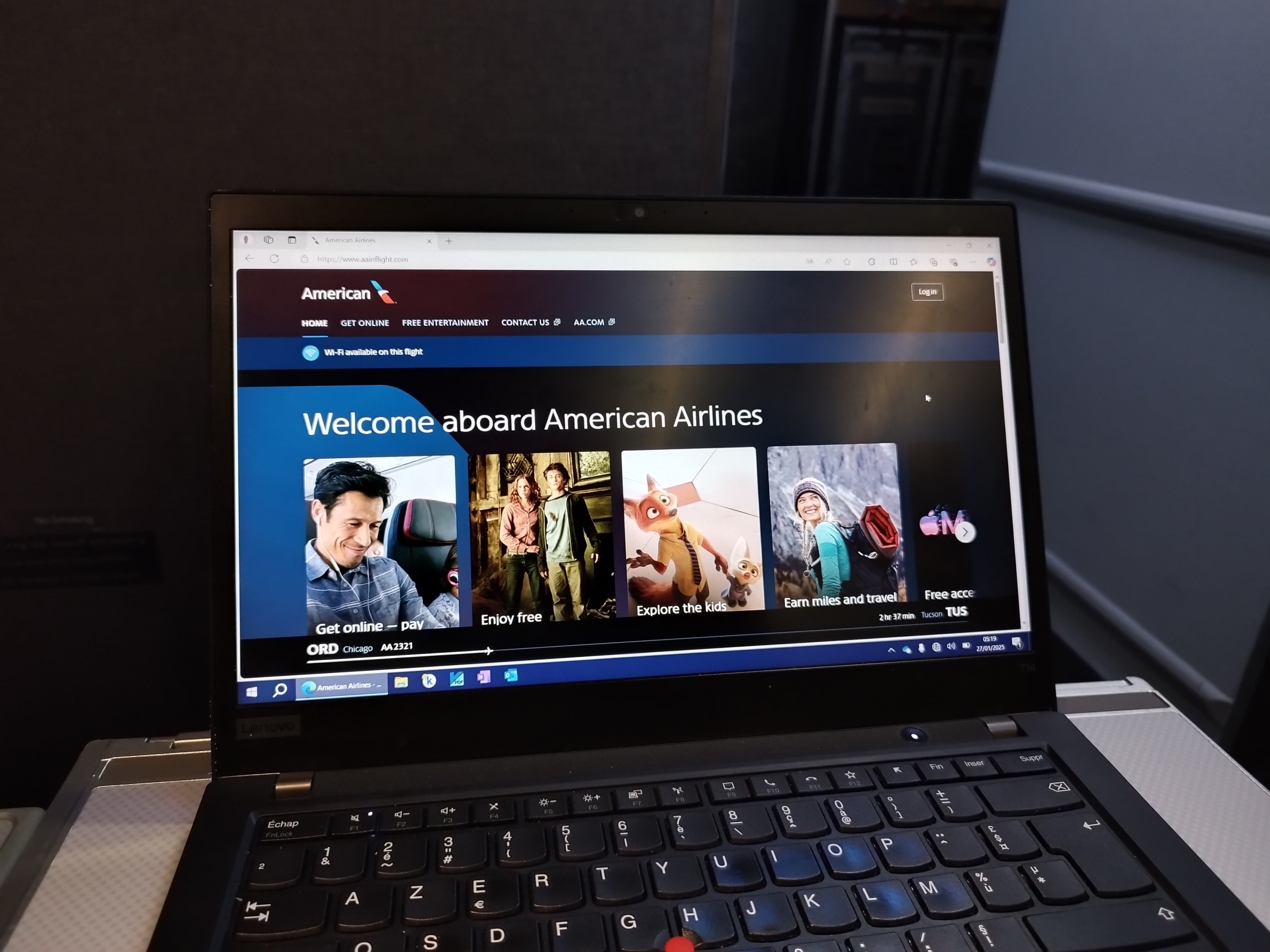 American Airlines Chicago → Tucson